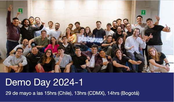 Demo Day: inscríbete para conocer a las startups de Platanus