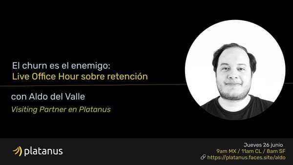Mentoría en vivo sobre retención y churn